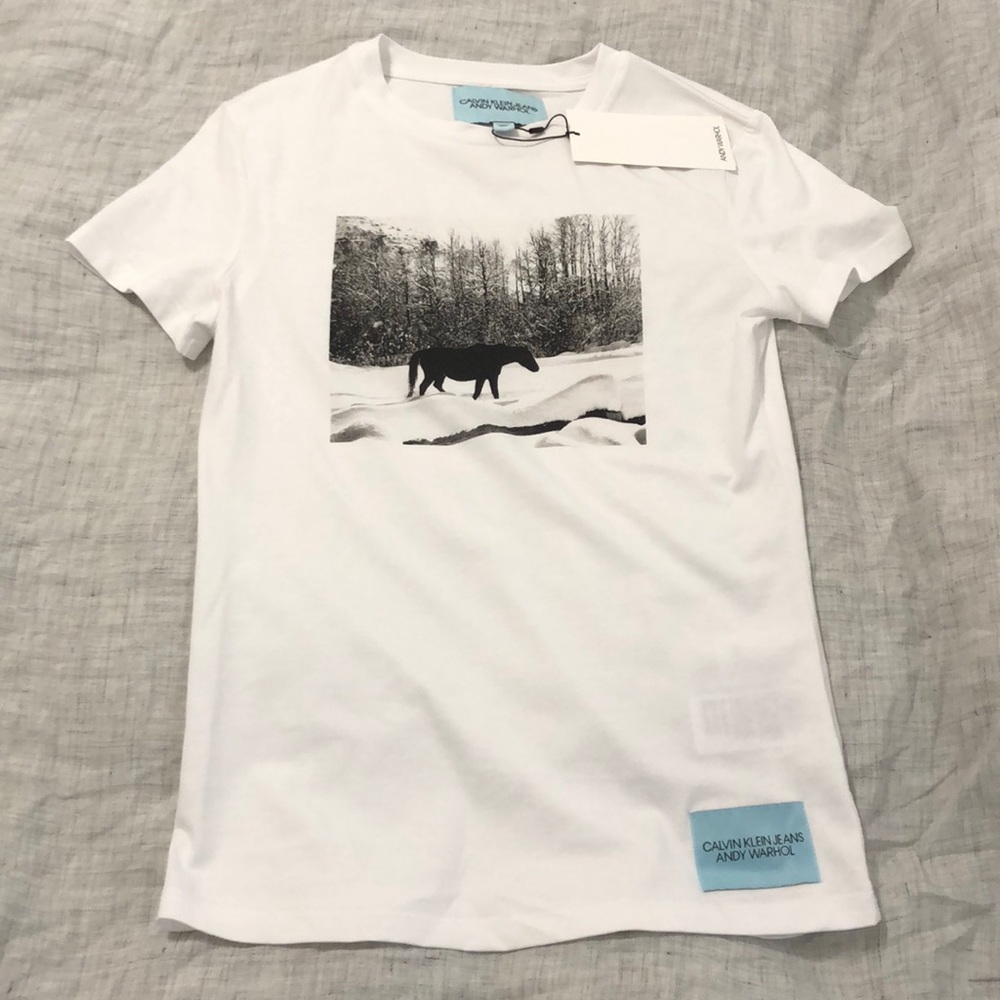 Calvin Klein Andy Warhol collaboration shirt NWT